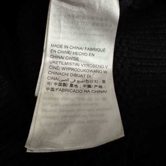 Calvin Klein Men’s Grey Zip Up Knit Sweater Size Small High Neck Cotton Blend - Picture 9 of 11